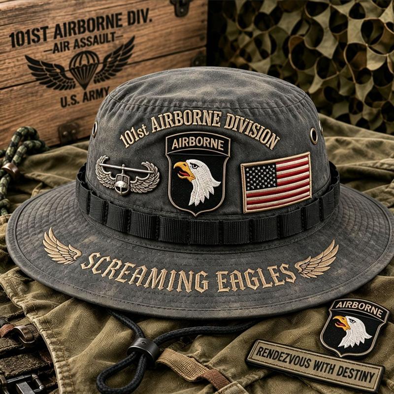 New POD custom US Air Force commemorative hat d digital printing sunshade anti-sunscreen bucket hat