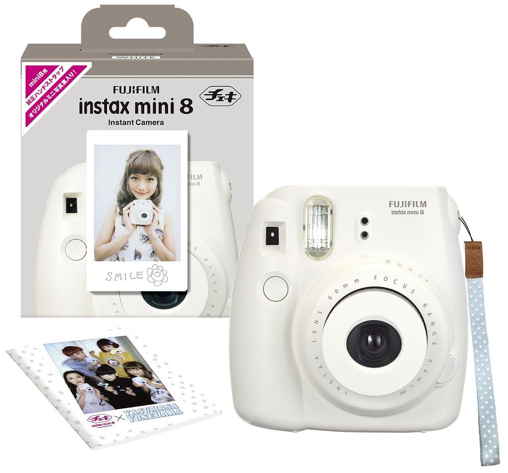 Fujifilm Instax Mini 8 Instant White MINI 8 WHITE Camera, (INS N)
