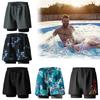 New Professional Beach Adult Swimming Equipment Adult Swimming Trunks Men's Boxer Five-section Swimsuit Set Anti-embarrassment