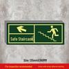 WEZHO Luminous Safety Exit Floor Decal