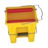 Foot Pedal Mop Bucket Easy to Use with Handle for Cleaning Indoor Hiking Yellow