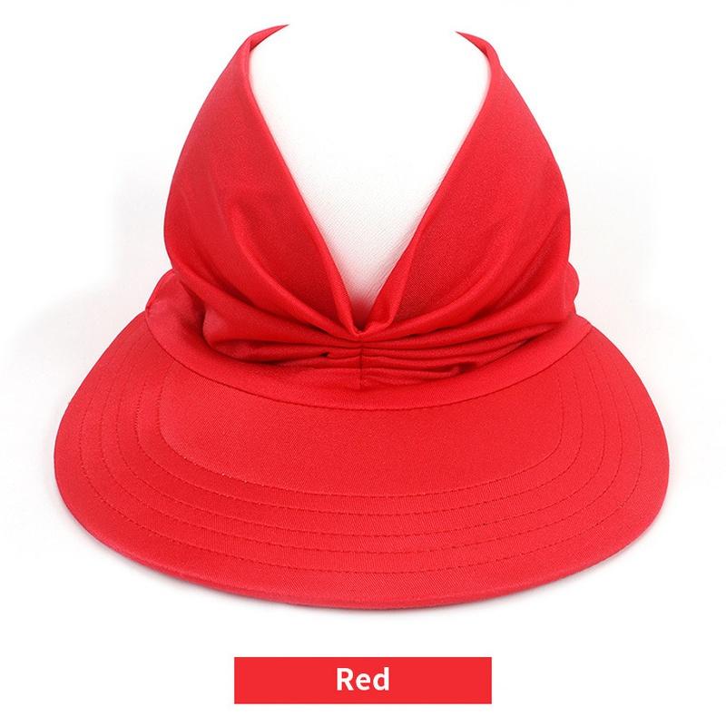1Pc New Style Hat for Women Sun Visor Hats Female Anti-ultraviolet Empty Hat UV Protection Hot Summer Outdoor Beach Caps