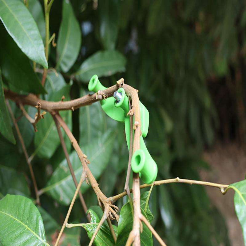 

5 шт./компл. Инструмент для сгибания деревьев, формирователь толстых ветвей для тренировки бонсай, сверхпрочное устройство поддержки с регулируемым давлением зелёный