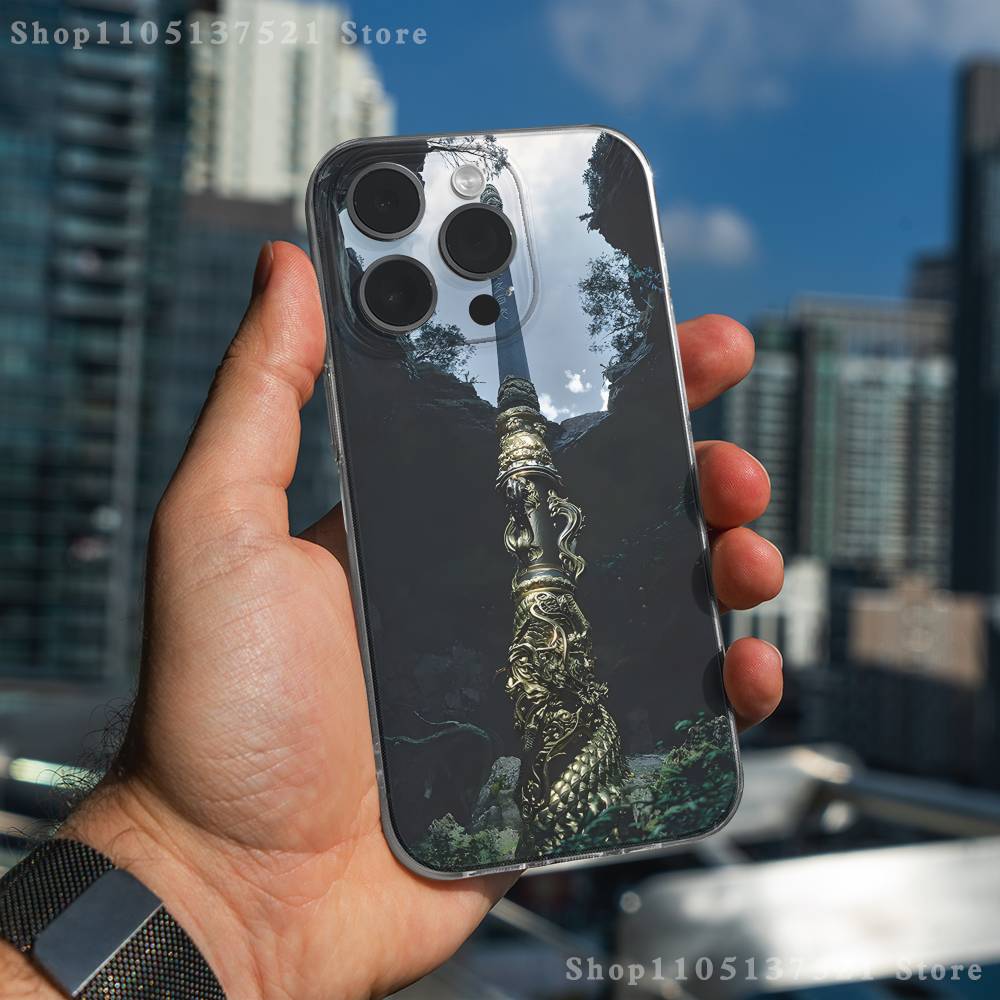 Black Myth Wukong Phone Case For iPhone 17,16,11,15,13,14,12,Air,Mini,Plus,Pro,Max,Plus,E Clear Soft Shell