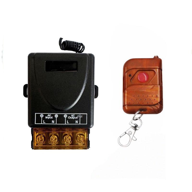 High Power 220V Wireless Remote Control Switch for Water Pumps, Irrigation, Fans, Smoke Extractors, and Sprayers.