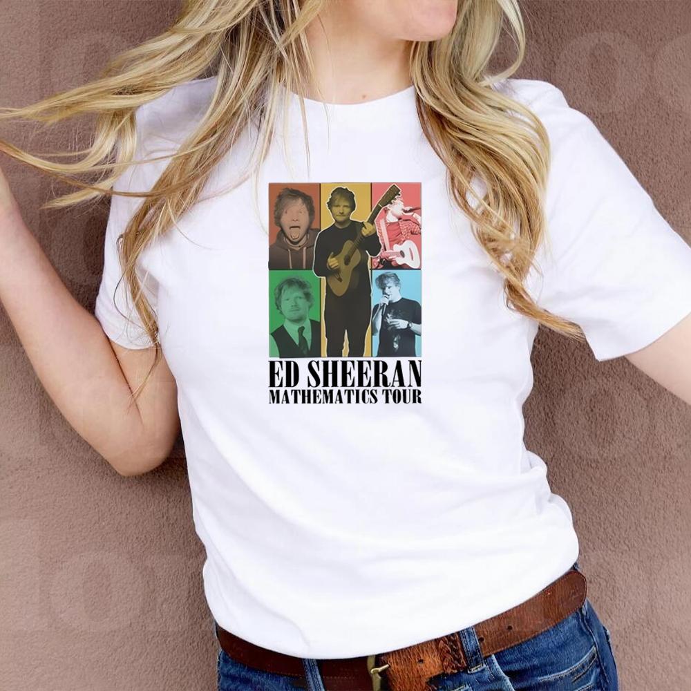 

Ретро-футболка Эда Ширана Футболка Эда Ширана Концертная футболка Эда Ширана Концертная футболка тура Эда Ширана Женская музыкальная футболка в подарок M