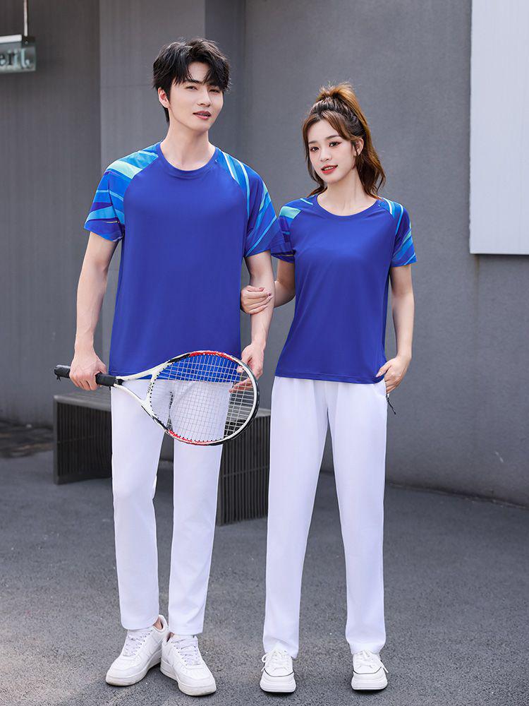 2024 Breathable Badminton & Table Tennis Couple Set - Summer Sports Casuals for Competition & Training