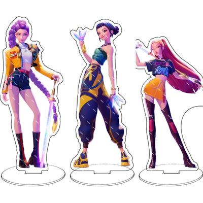 Kpop Demon Hunters Superstar Rumi Mira Zoe Acrylic Standing Plates Decoration Ornament Accessories Toy