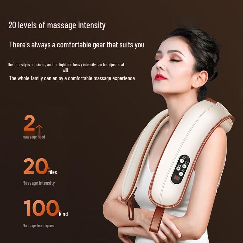 AUX Neck and Shoulder Massager Shawl CN Plug (adapter Included)
