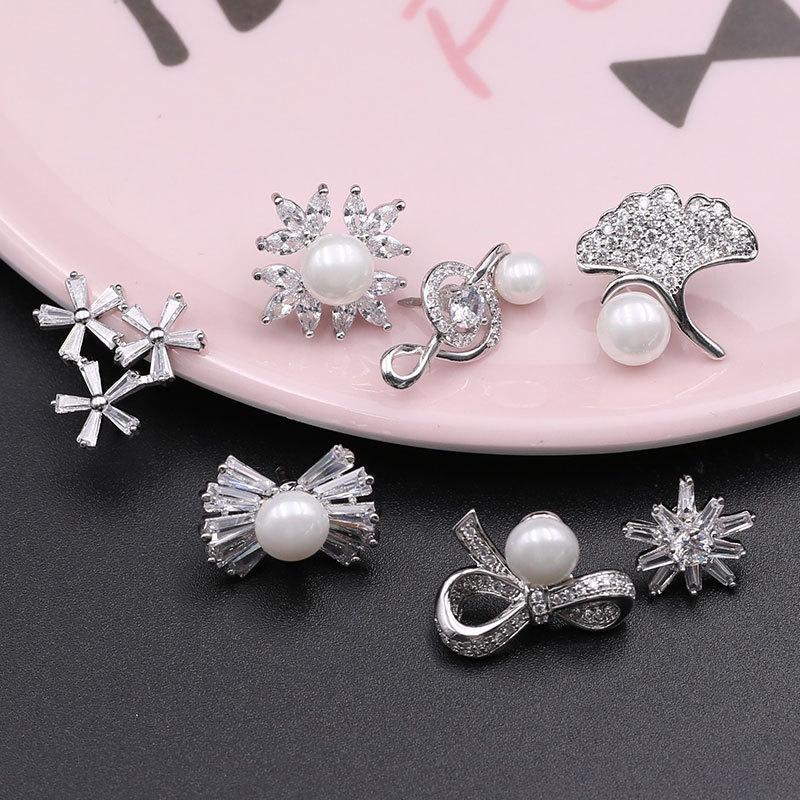 Koszula Przeciwświatło Guziki Odzież Damska Koszula Kardigan Guziki Ozdobne Bezszwowe Guziki Nabijane Wysokiej Jakości Niewidoczne Stałe Ukryte Guziki