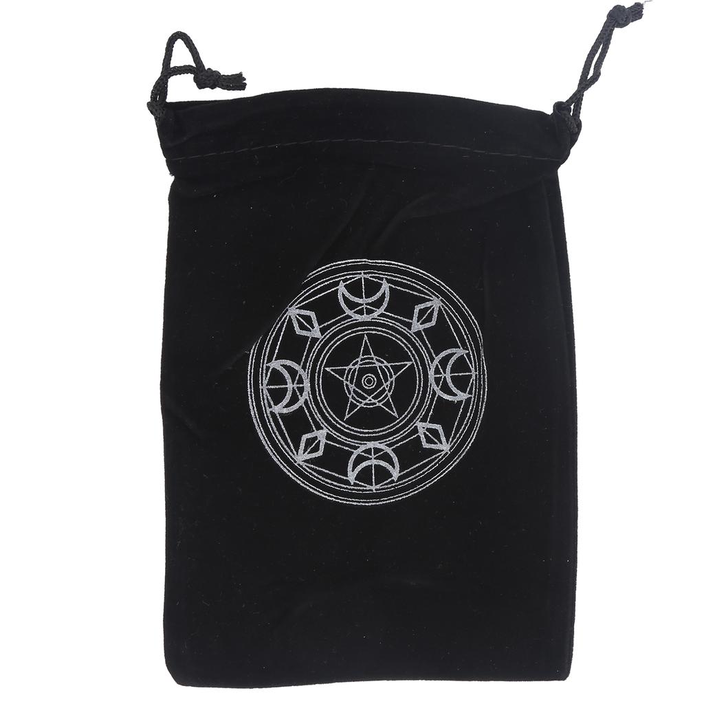 17 X 11.5cm Tarot Bag Pouch Playing Cards Jewelry Coins Accessory Storage Drawstring Bag