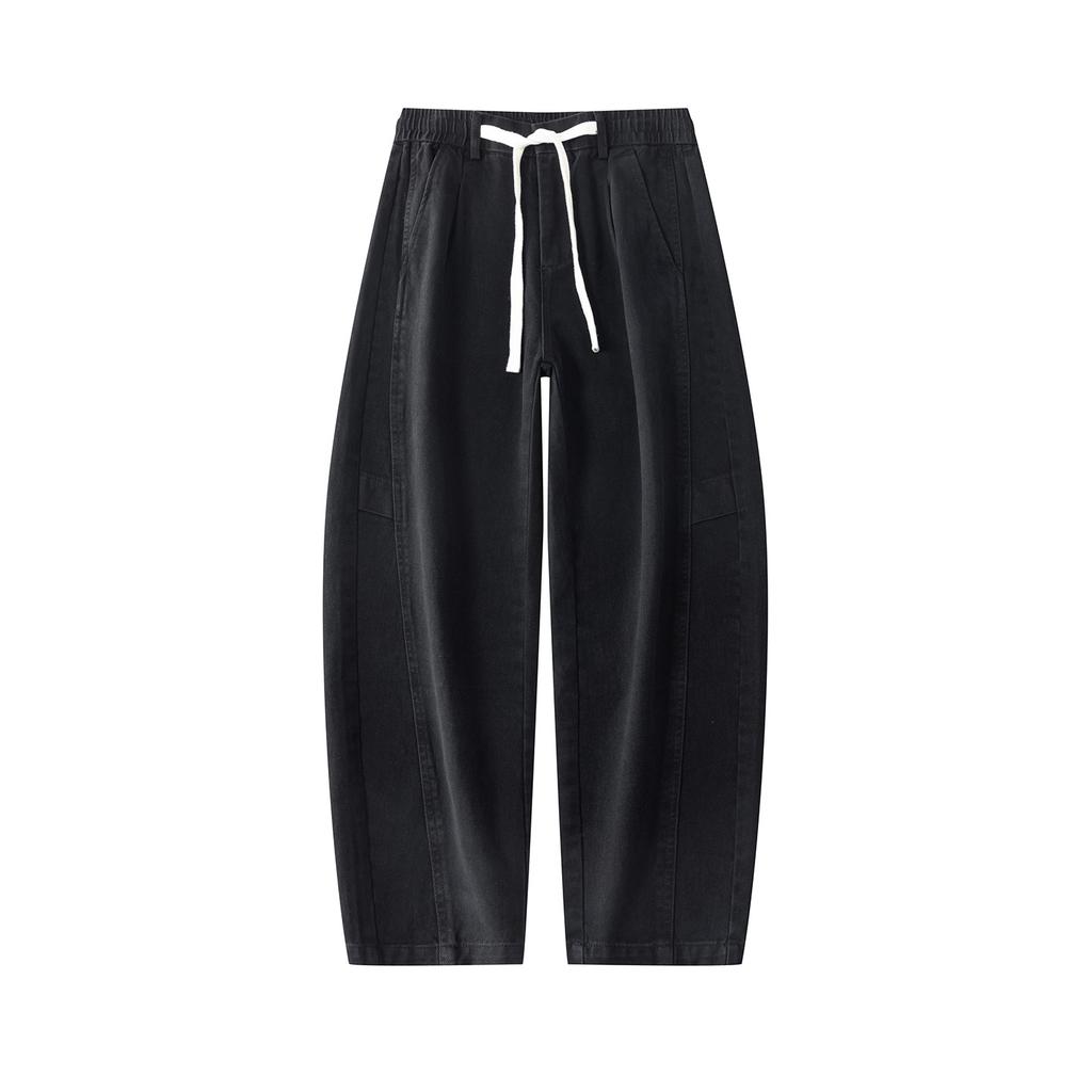 Men's Straight-leg Pants Loose Autumn and Winter Retro Washed Trendy Brand Versatile Trend Casual Pants