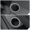 For Tesla Model YL 2025+ Third Row Silicone Water Cup Cover Center Console Water Cup Holder Organizer Storage Box Accessories