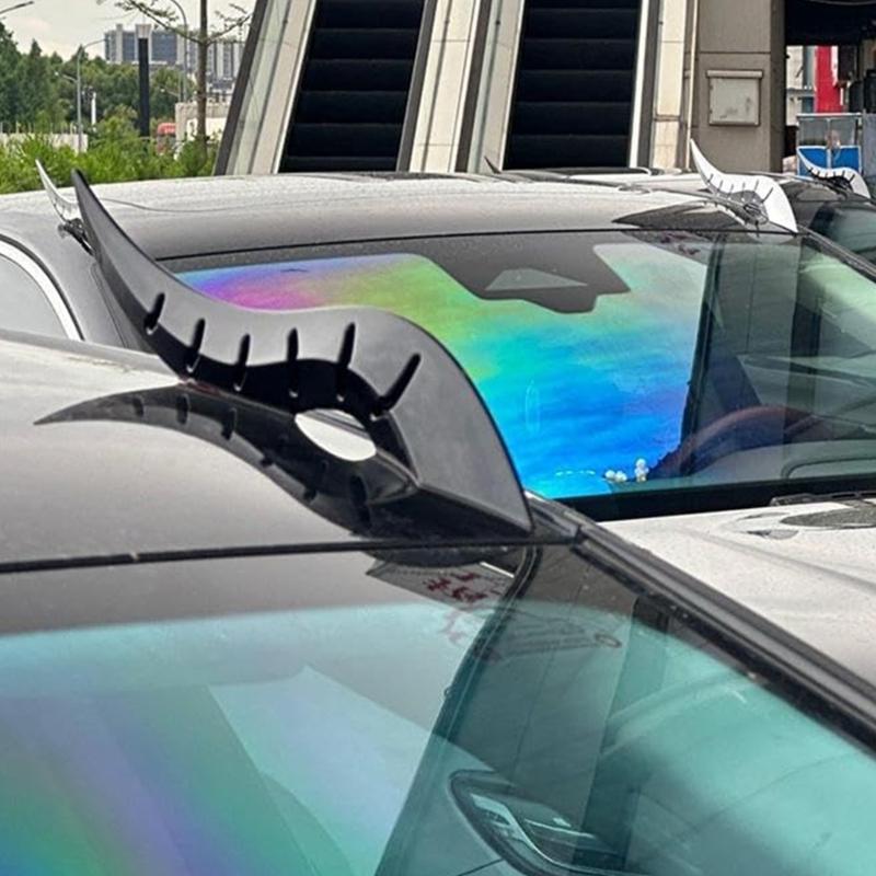 Uniwersalne Dekoracyjne Rogi Smoka na Dach Samochodu Dla Wyglądu Pojazdu Wszystkie Klimaty Przyjazny Rodzinie Design Lekka Konstrukcja