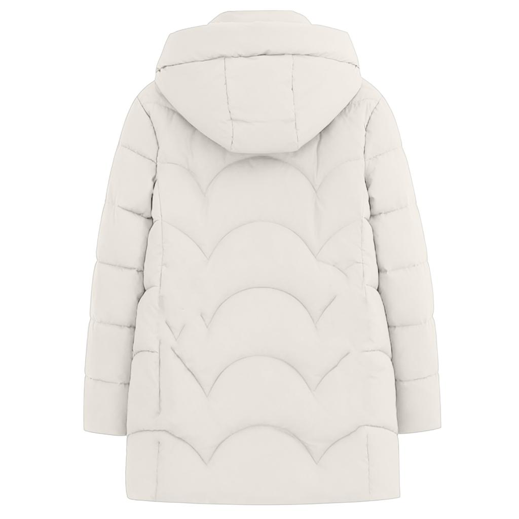 Women's Hooded Coat Ladies Winter Cotton Coat Thickened Warm Jacket