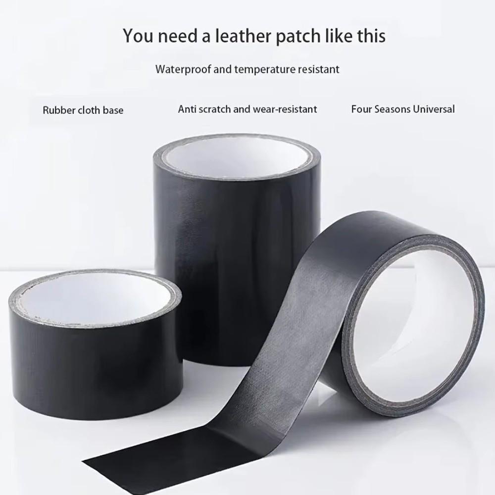 Black Cloth-based Adhesive Tape 5/10cm High-viscosity Seat Patch Strips Multifunctional Leather Wear-resistant Repair Tapes