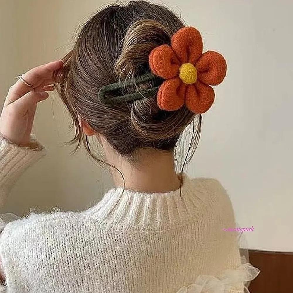 Hair clip giant updo king hair clip hair hair clip flower hair clip flower long hair hair clip bun pqr745 light purple