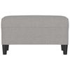 Bench Light Grey 70 X 35 X 41 Cm Fabric