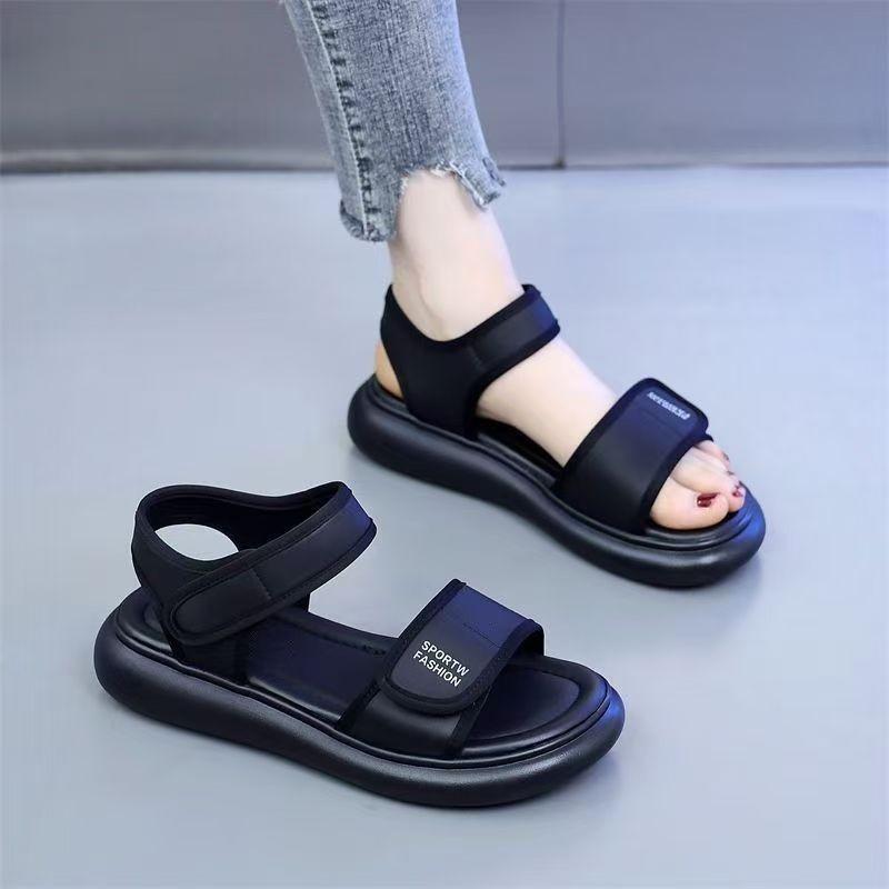 New Summer Sandals Travel Women Shoes New Sandal Sole Durable Sandal Ladies Outdoor Beach Slippers Platform Sandals
