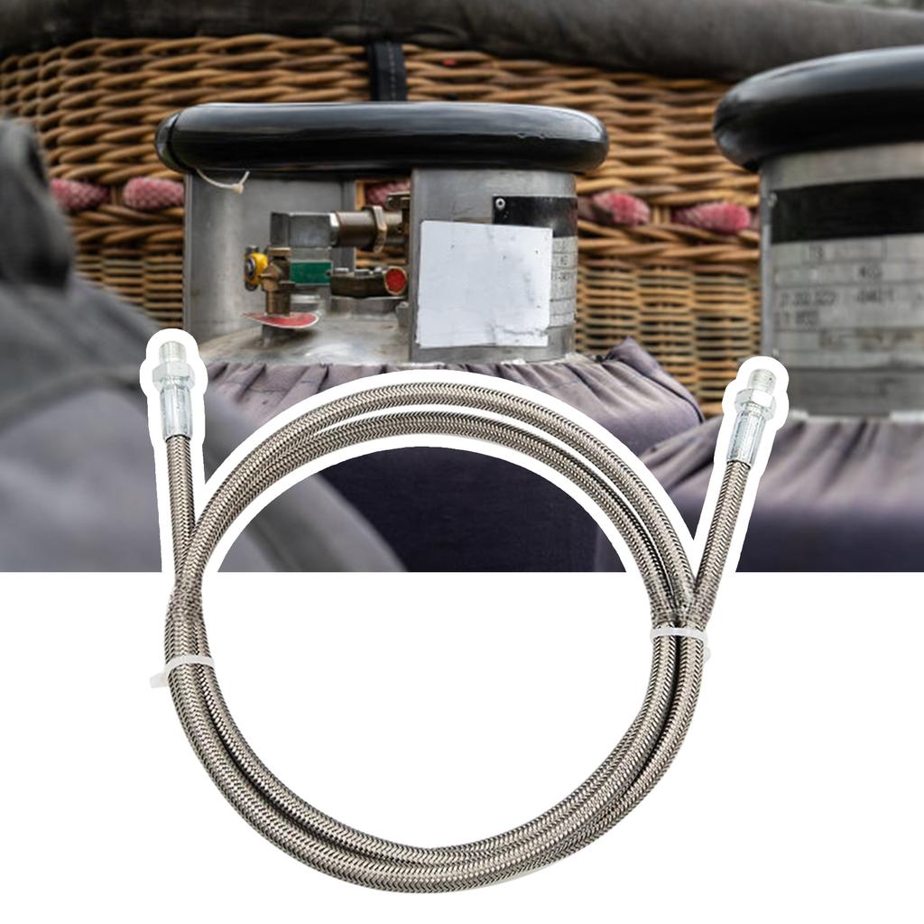 CO2 Tank Hose Adapter 60inch High Pressure Connector CO2 Refill Adapter Connector Simple Installs for Soda Accessories