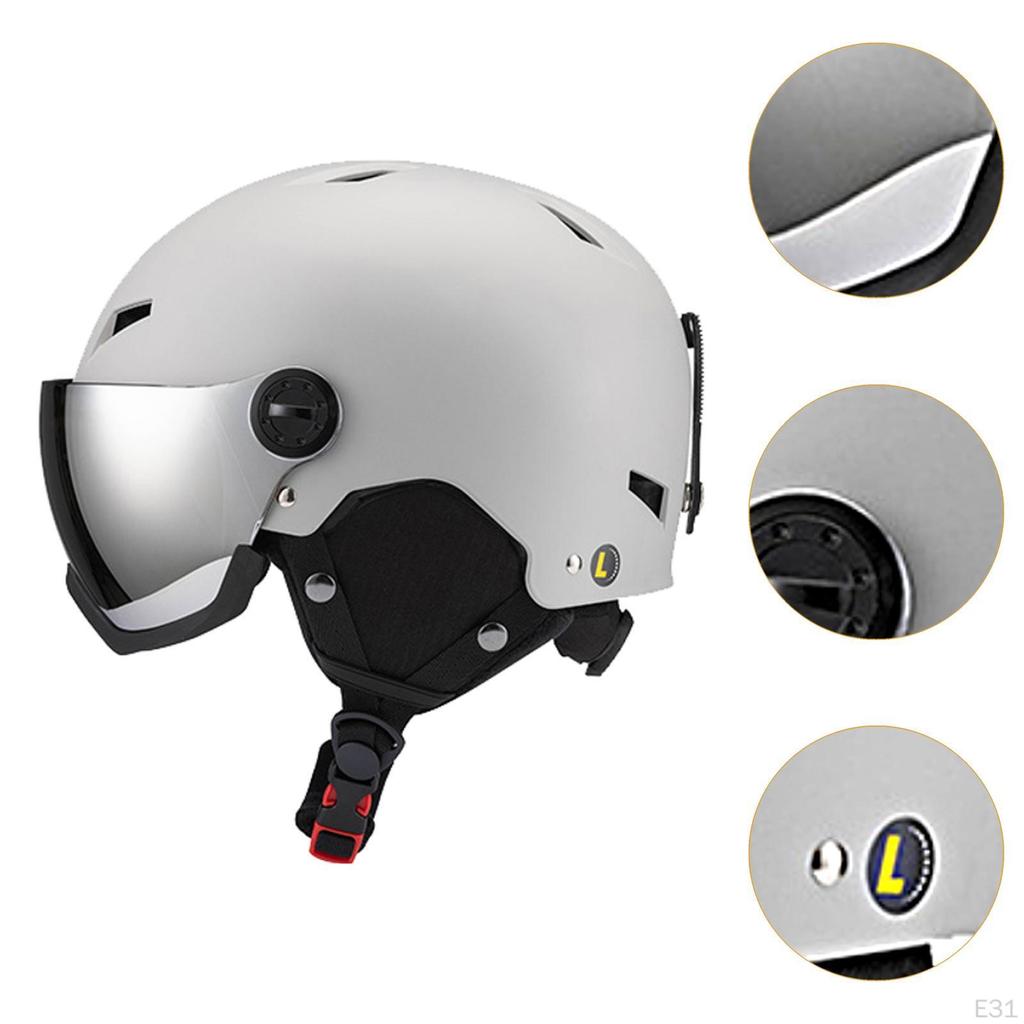 Ski Helmet with Goggles And Ear Protection for Snowboarding