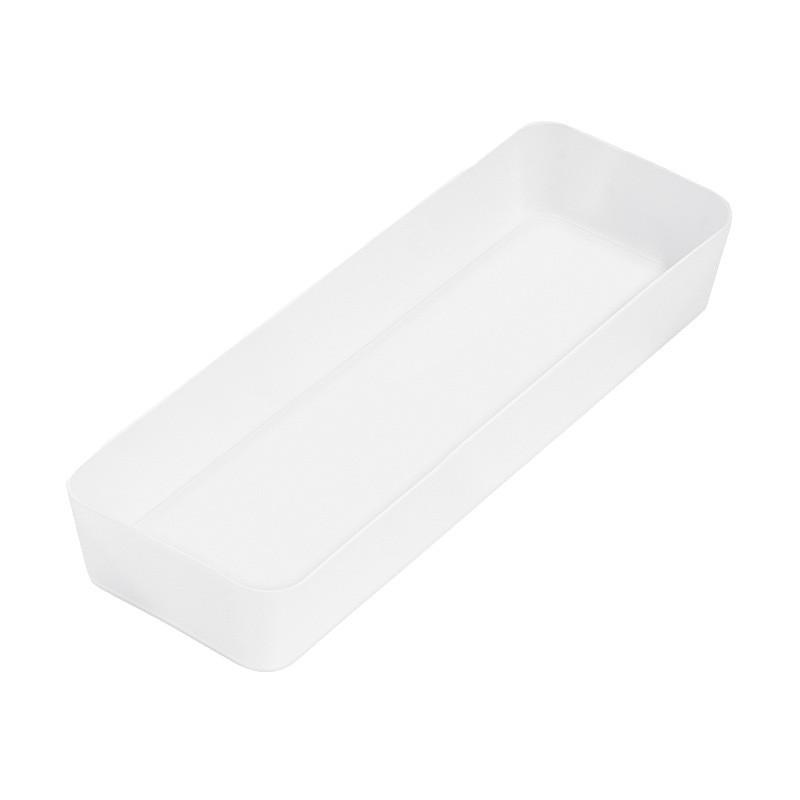 Simple Plastic Drawer Organizer With Dividers For Makeup And Accessories In Home And Office Use