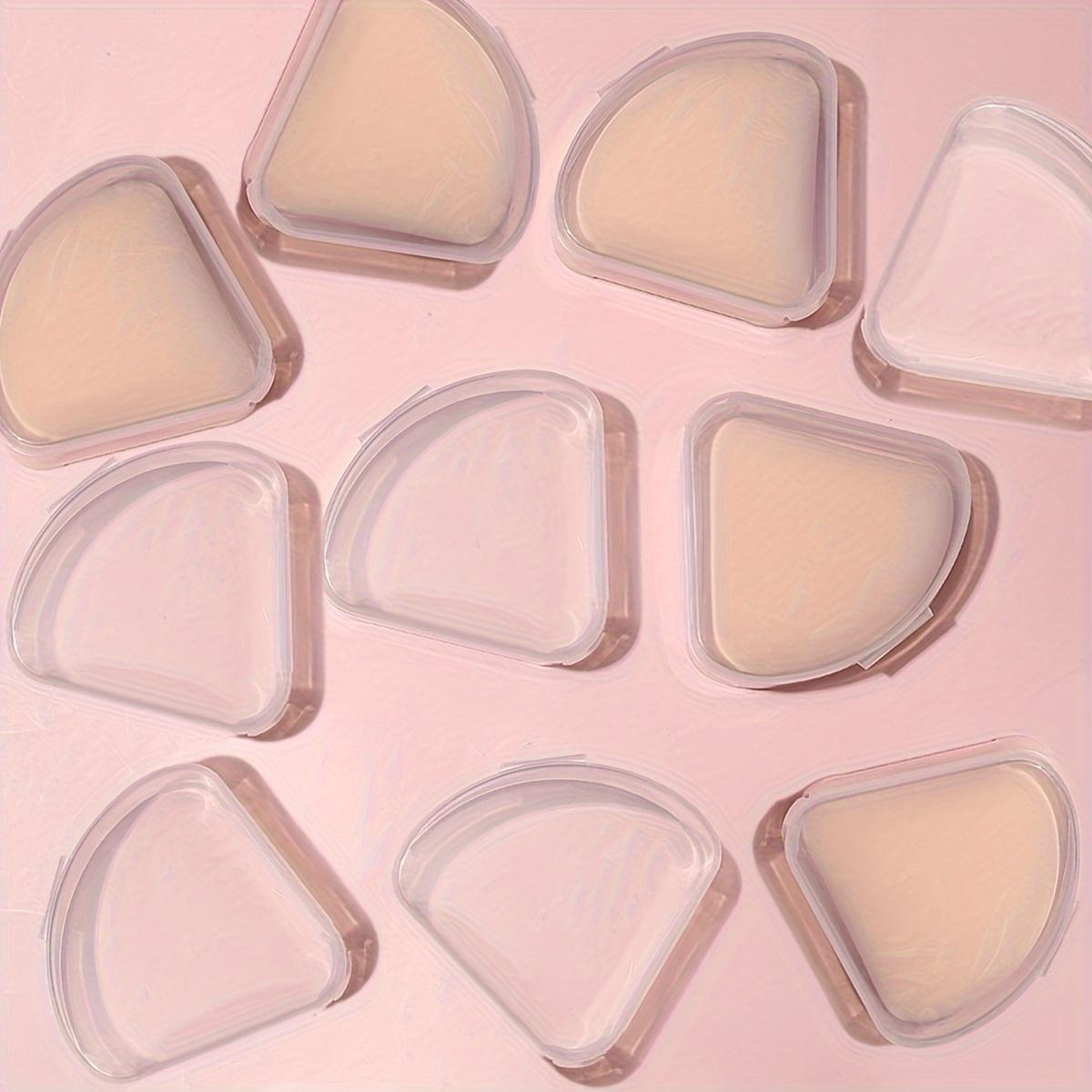 

1 шт. Коробка для хранения лепестковых спонжей, удобная дорожная коробка для хранения косметических спонжей прозрачный