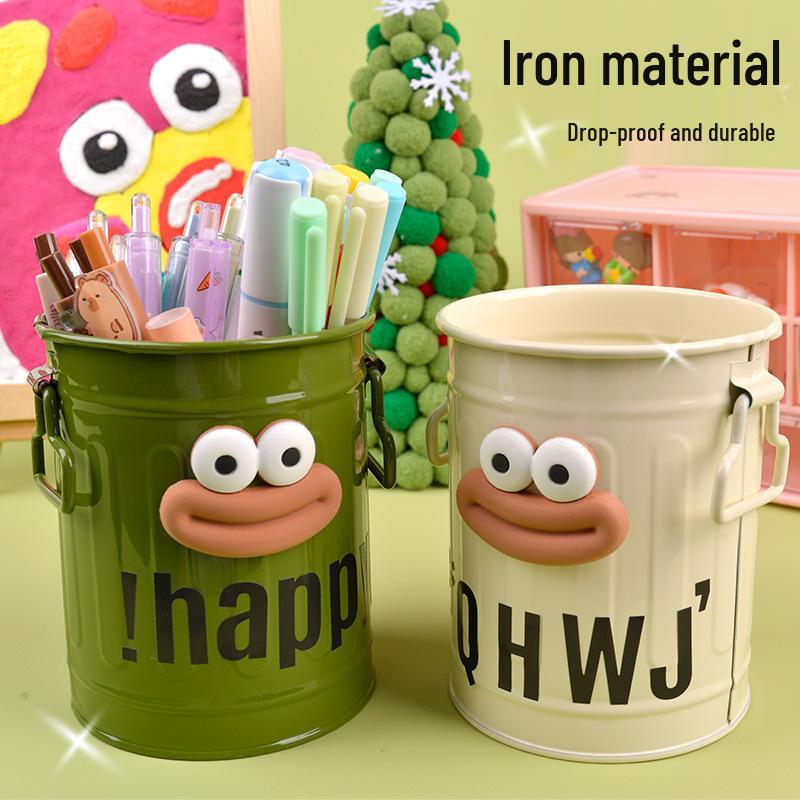 Quirky Cartoon Pen Holder – Large Capacity Cute and Creative Storage for Student and Office Stationery