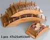 Lemn japonez din lemn Bucătărie Sushi Bridge Bărci Pin Creativ Sushi Sashimi farfurie Plato Sushi Veselă Ornament de decorare
