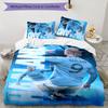 Erling Haaland 3pcs Bedding Set Duvet Cover Closure Includes 1 Duvet Cover & 2 Pillowcases for All Seasons Bedroom Home Dorm Decor
