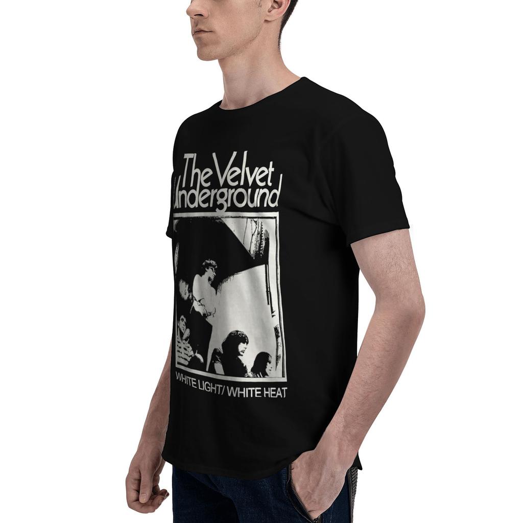 Graphic Printing The Velvet Underground Band T Shirt For Unisex Music Cool Anime Pure Cotton T-shirts Short Sleeve Clothes