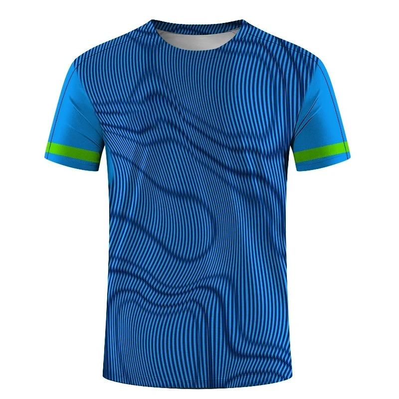 Outdoor Sports Events Training Clothing Badminton Motion Men's T Shirt Oversized Short Sleeve Tracksuit Casual Round Neck Tops
