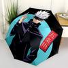 1pc Jujutsu Kaisen Satoru Gojo Automatic Folding Umbrella, Portable 3-Fold Design with 8-Bone Iron Frame, Perfect for Outdoor Use, Festive Gifts, Trav