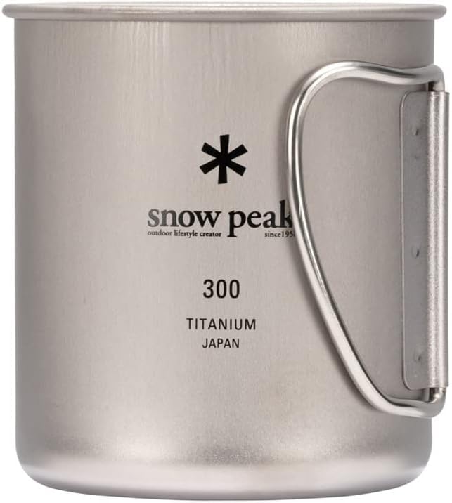 Kubek Snow Peak Titanium Pojedynczy kubek Pojemność 300ml Kubek Lekki Outdoor Camping MG-142