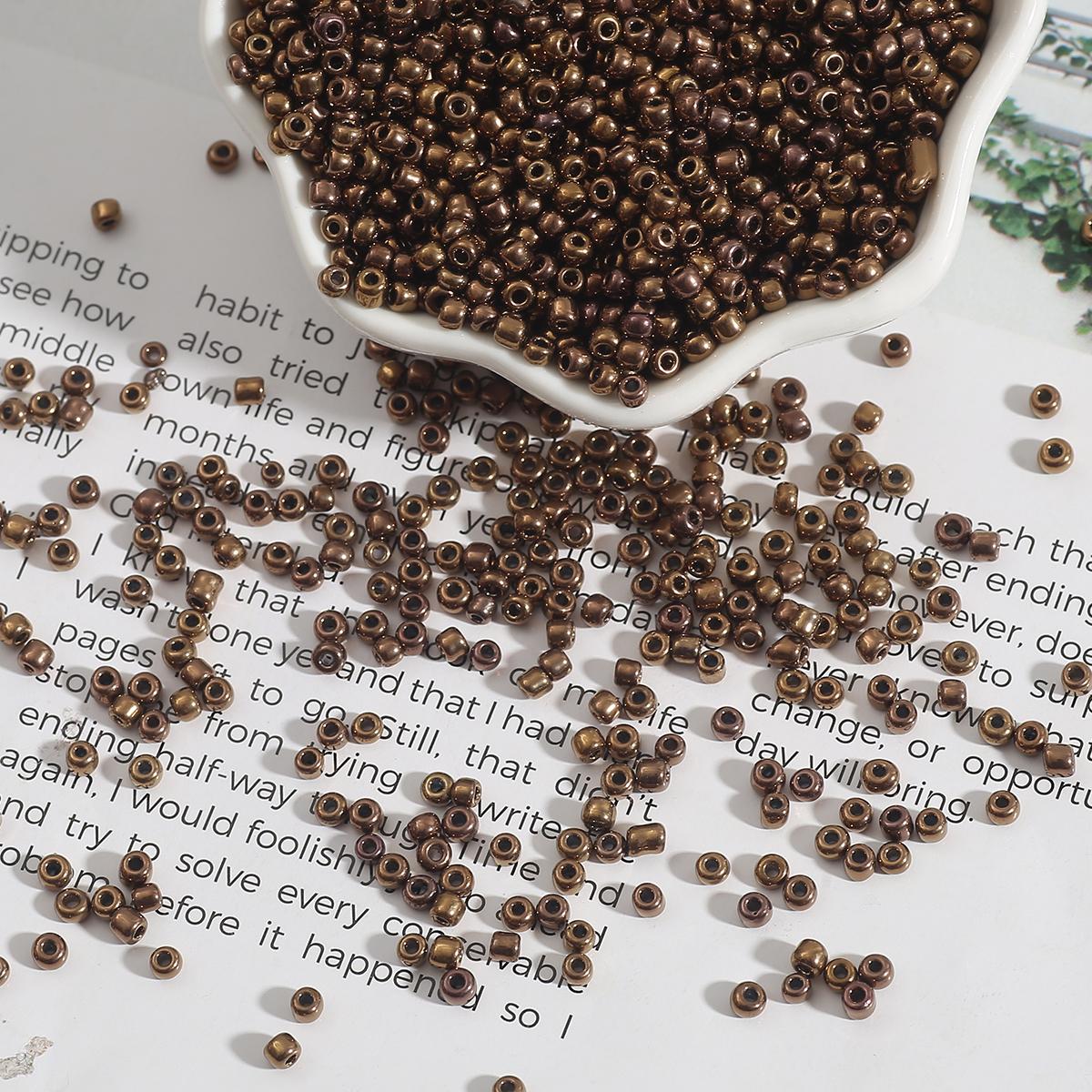 

2/3/4 мм австрийские хрустальные бусины с круглым отверстием, металлические цветные чешские стеклянные бусины для изготовления ювелирных изделий, аксессуары «сделай сам» 2mm 1000pcs