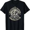 T-shirt Lovecraft Cthulhu da Uomo Retro Università di Miskatonic con Montagne Follia Vestibilità Larga Adatta a Tutte le Stagioni