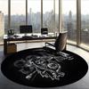 Sons Of Anarchy (5) Round Office Rug Decorative Floor Rug for Office Bedroom Living Room and Home Space