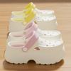 Platform Women Clogs Shoes Summer Beach Thick Bottom Sandals Fashion Comfortable Clogs Indoor Outdoor Women Hole Shoes