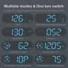 Digital Car Head Up Display HUD Speedometer Multi-functions GPS Compass RGB LED Odometer Over Speed Alarm Accessories for Truck