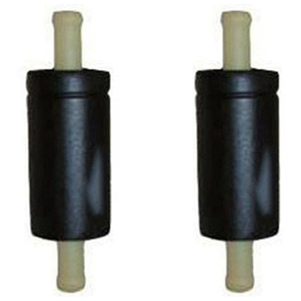 Yamaha-Compatible Fuel Filter Set (2 Pieces) - Black Plastic