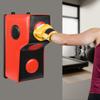 Wall Mount PU Punching Bag,Red Black Rectangular Uppercut Boxing Bag 40*30*70cm for Beginners and Professionals