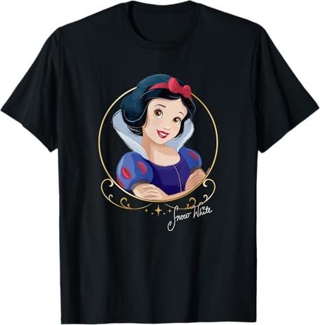 Princess Royalty Snow White Black TShirt S