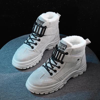 Winter High Top Women's Board Shoes Plush Cotton Shoes