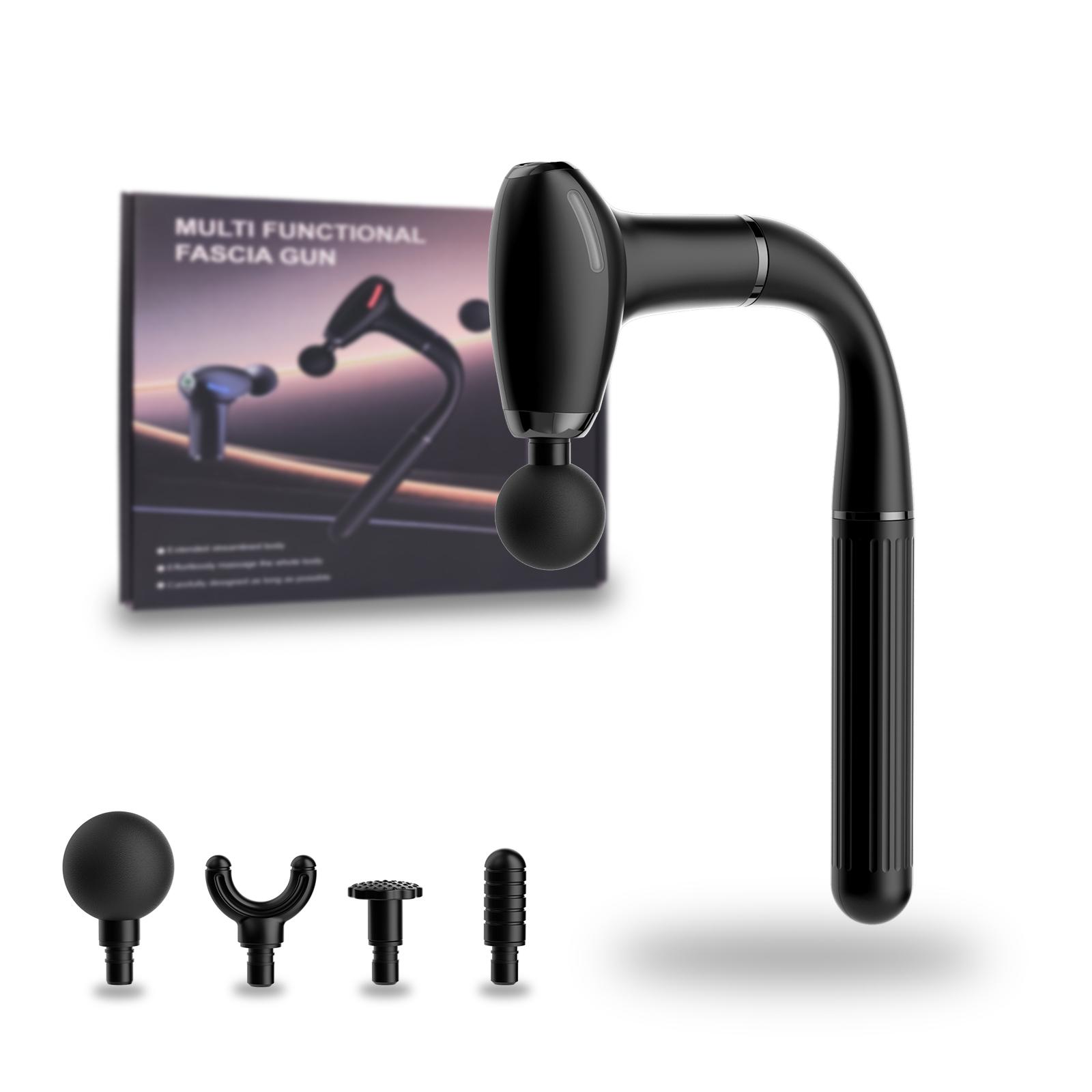 

Многофункциональный фасциальный пистолет с удлиненной ручкой, перкуссионный массажер для спины для расслабления мышц, массаж спины, талии, тела Type C Charge