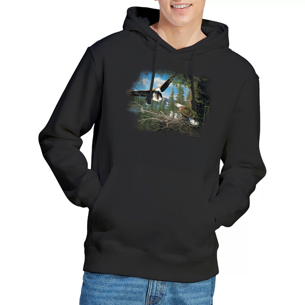Wildlife Unisex Adult Bald Eagles Hoodie