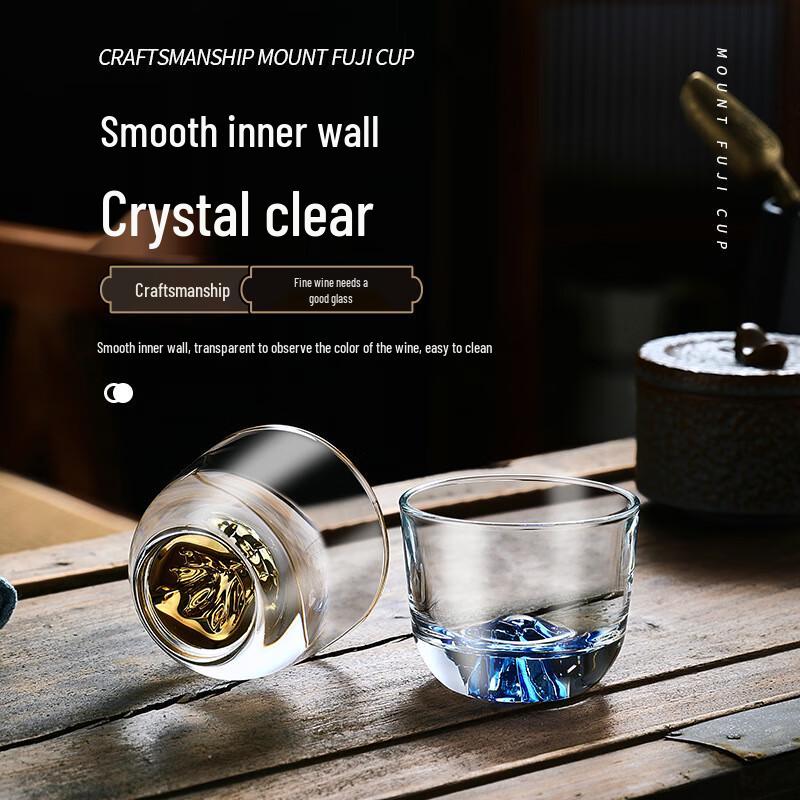 JIUMUQING Guanshan Transparent Glass Teacup