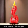 Red Torch Flame Lamp Decor Living Room Entryway Housewarming Opening Gift
