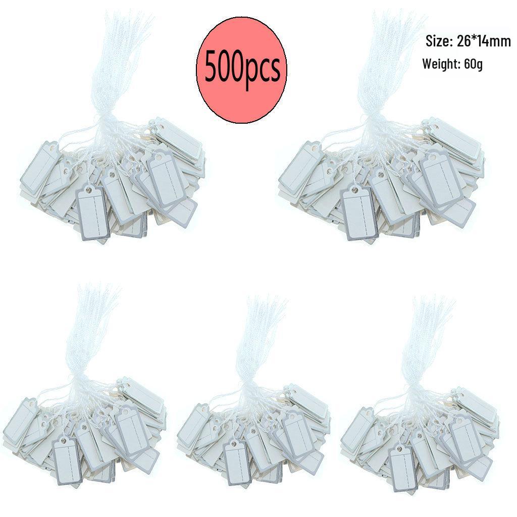 

500 шт. Хлопковые бирки с золотыми и серебряными точками по краю для идентификации и украшения продукции.