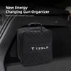 EV Auto Laadkabel Pistolen Opberg Draagtas Oplader Container Voor Model 3 X Cybertruck Y S Highland Spoel Accessoires 2024