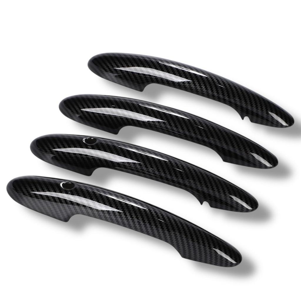 Kanoan BMW Door Handle Covers for MINI Cooper Vehicles with Comfort Access Set of Smart Key Mini Cooper Aftermarket F54, F55, F60, etc., 5-Door Holes,
